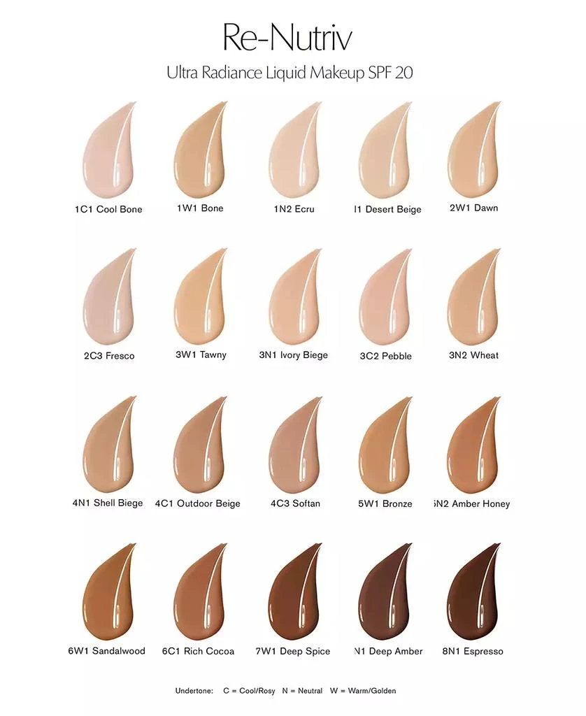 Re-Nutriv Ultra Radiance Liquid Foundation SPF 20 商品