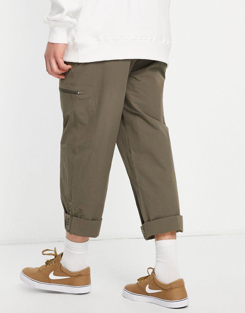 商品The North Face|The North Face Exploration Convertible trousers in brown,价格¥532,第4张图片详细描述
