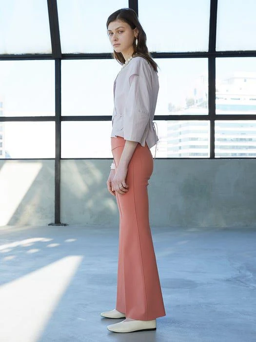 商品J.CHUNG|Sealing Bootcut Trouser (Blush Pink),价格¥1330,第2张图片详细描述