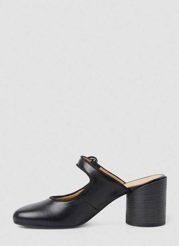 商品MAISON MARGIELA|Mary Jane Mules in Black,价格¥3621,第5张图片详细描述