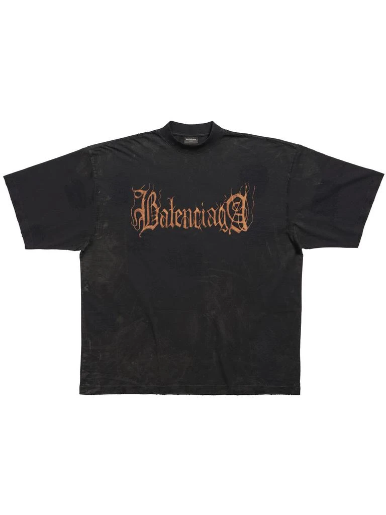 商品Balenciaga|Cotton Jersey T-shirt,价格¥7607,第1张图片