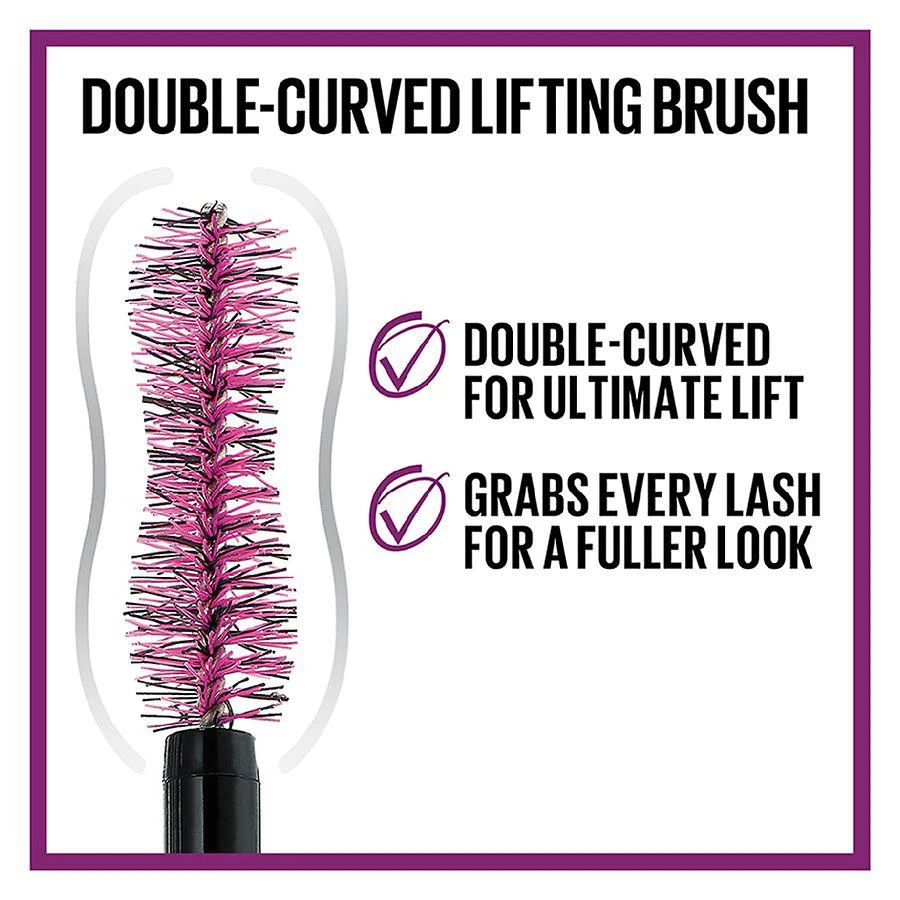 商品Maybelline|Lash Lift Washable Mascara Eye Makeup,价格¥105,第5张图片详细描述