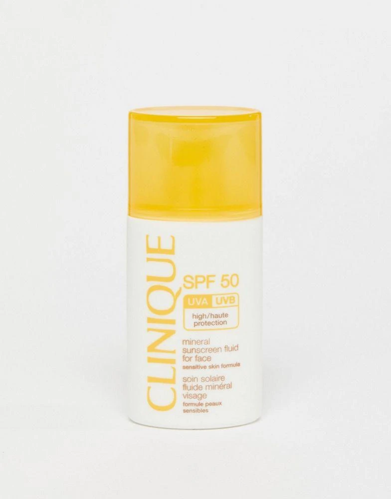 商品Clinique|Clinique Mineral Sunscreen Fluid For Face SPF 50 30ml,价格¥293,第1张图片