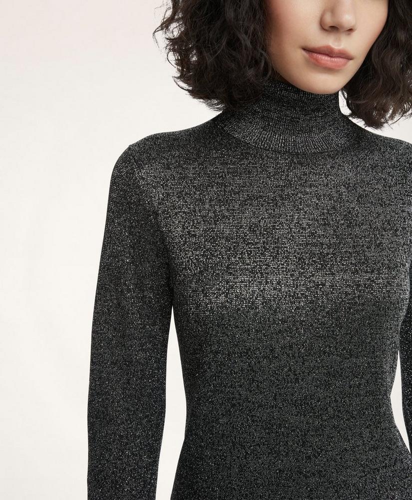 商品Brooks Brothers|Sparkle-Knit Turtleneck Sweater,价格¥692,第6张图片详细描述