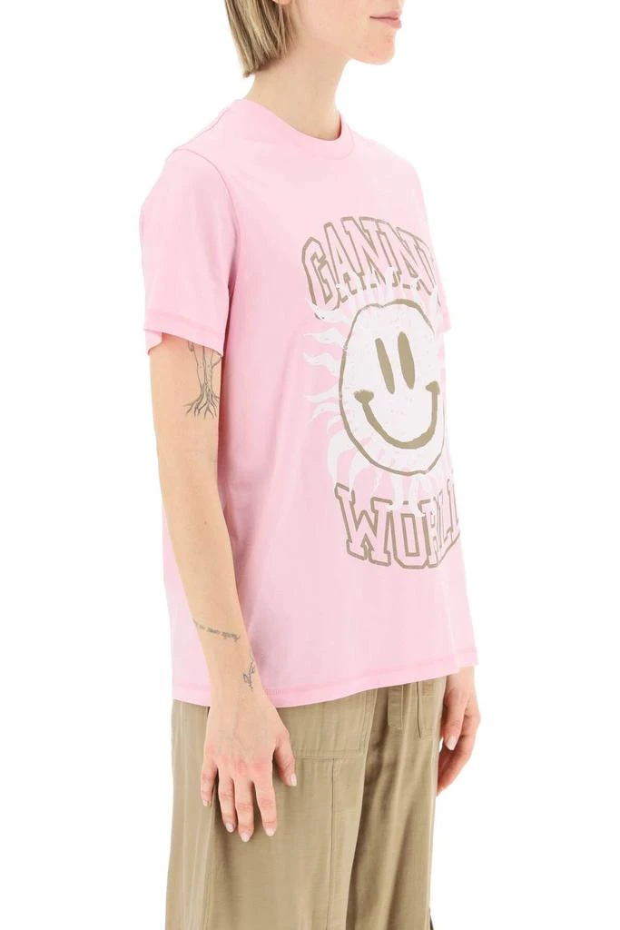 商品Ganni|'SMILEY' PRINT T-SHIRT,价格¥512,第3张图片详细描述