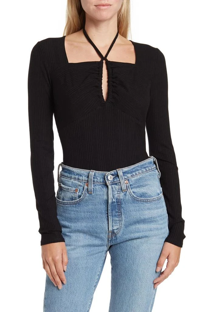 商品Bailey 44|Bea Long Sleeve Crop Top,价格¥269,第1张图片