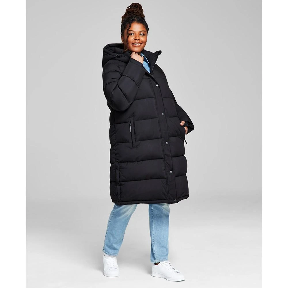 商品BCBG|Women's Plus Size Hooded Puffer Coat, Created for Macy's,价格¥673,第1张图片