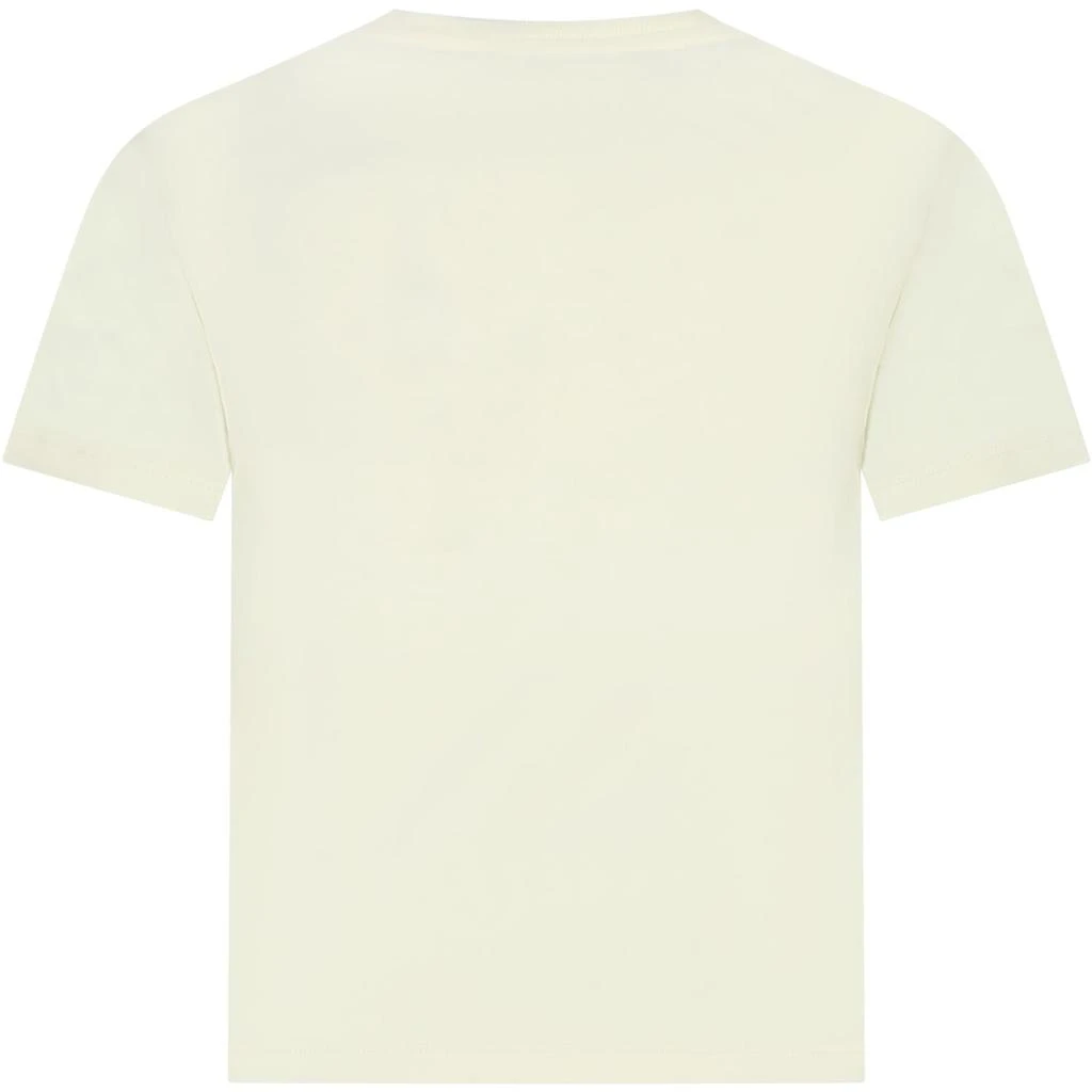 商品Bonpoint|Ivory T-shirt For Girl With Logo,价格¥773,第2张图片详细描述