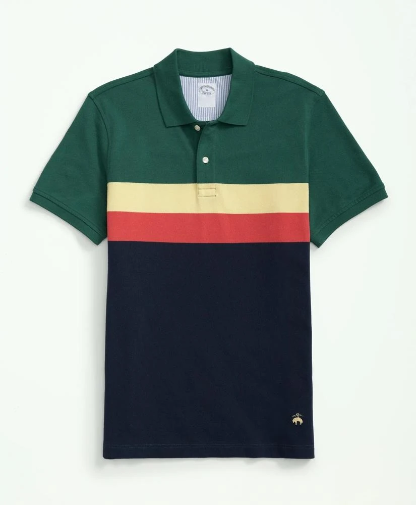 商品Brooks Brothers|Supima® Cotton Multi-Stripe Polo Shirt,价格¥414,第1张图片