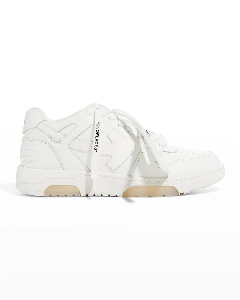 商品Off-White|Out Of Office Arrow Leather Sneakers,价格¥2196,第1张图片