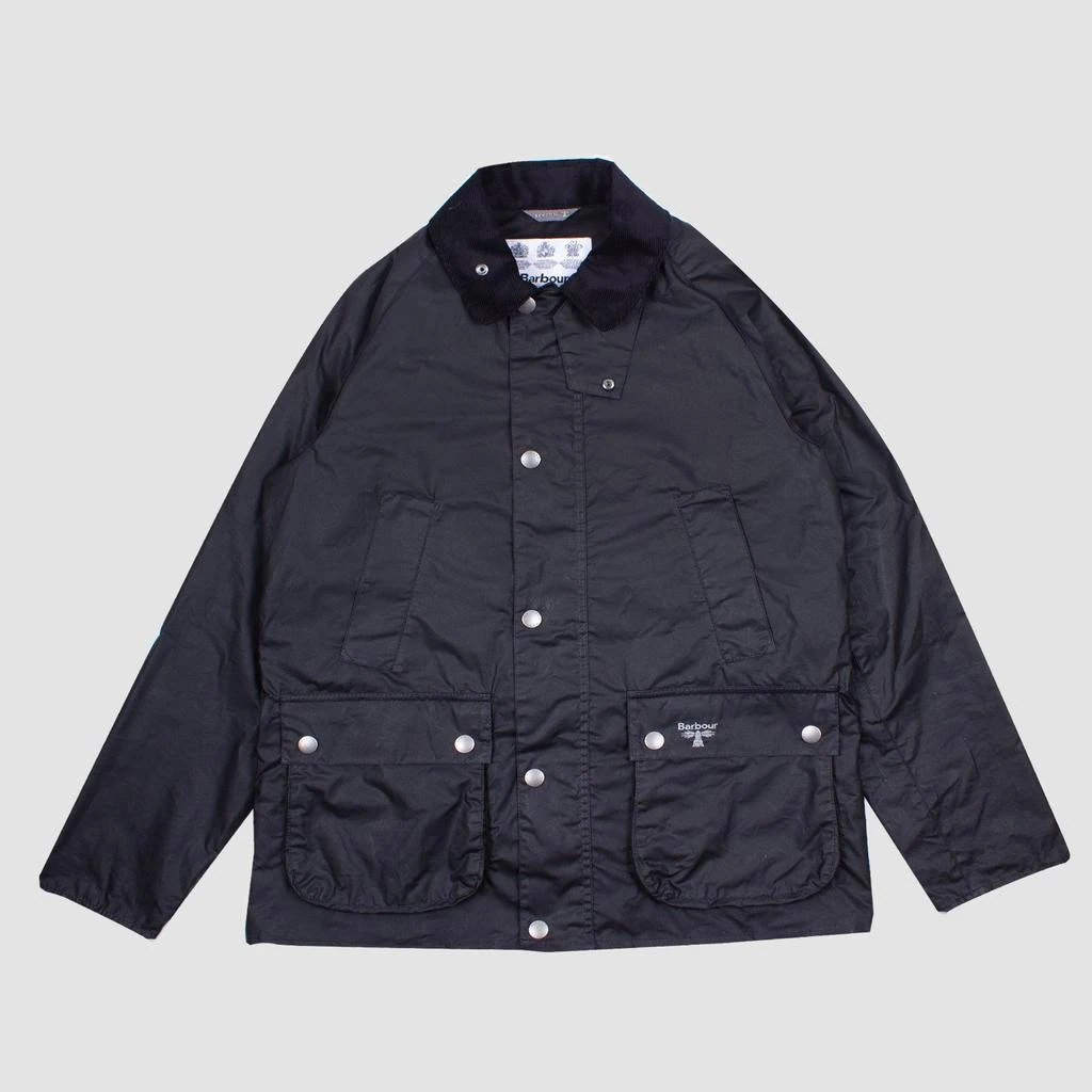 商品Barbour|Barbour Beacon Summer Bedale Wax Jacket - Black,价格¥1558,第1张图片