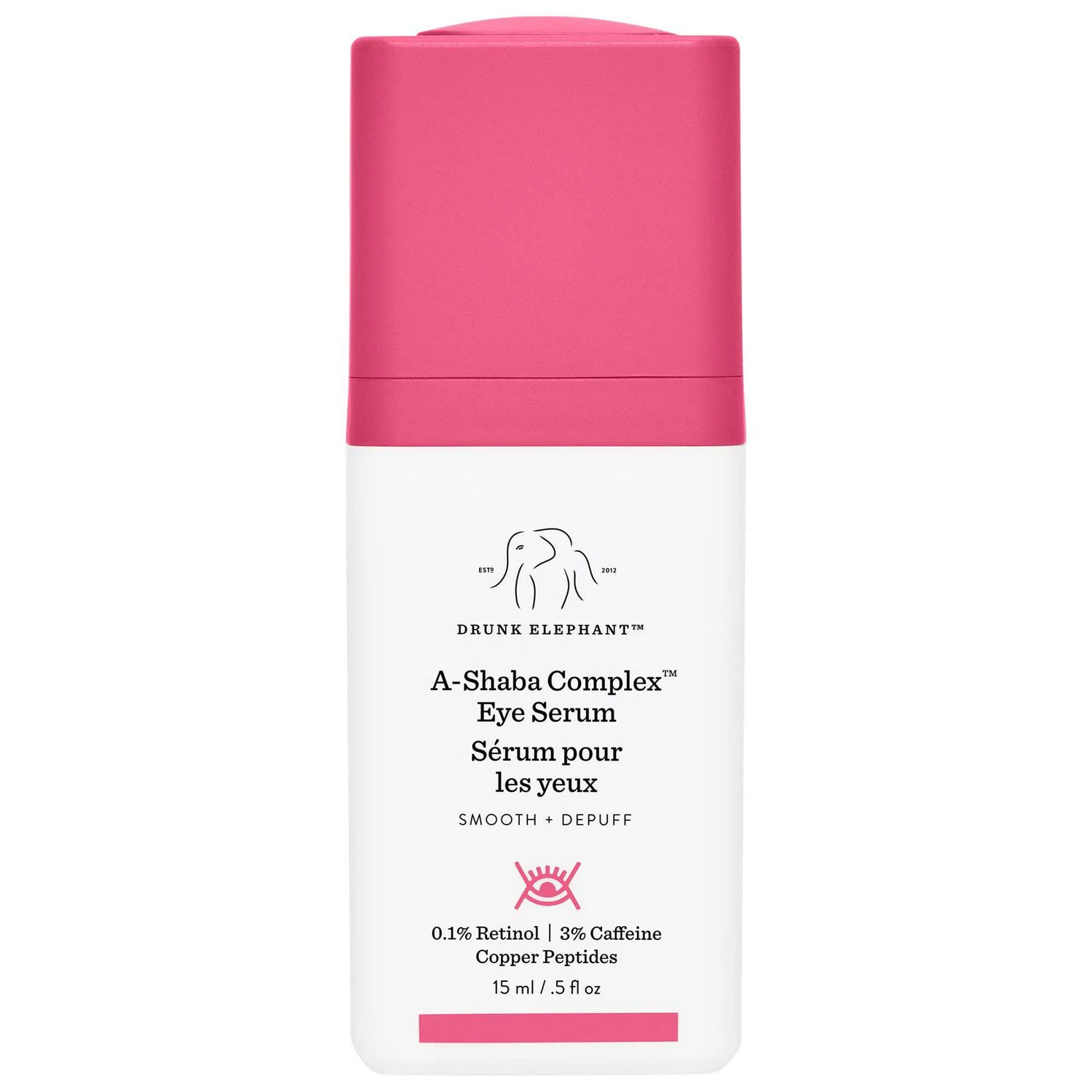 商品Drunk Elephant|A-Shaba Complex Retinol Eye Serum with Caffeine + Copper Peptides,价格¥500,第1张图片