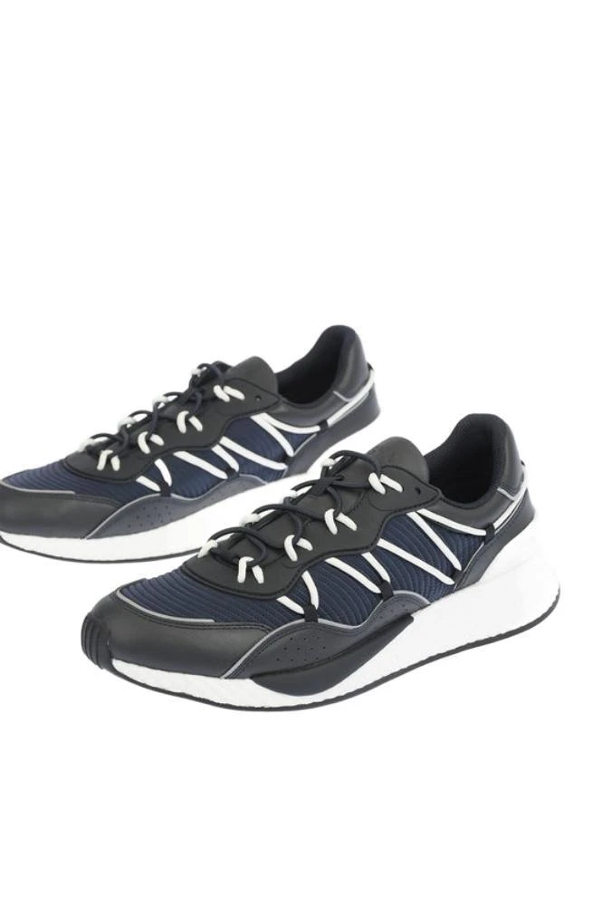 商品Zegna|Ermenegildo Zegna Men's  Blue Other Materials Sneakers,价格¥2988,第1张图片