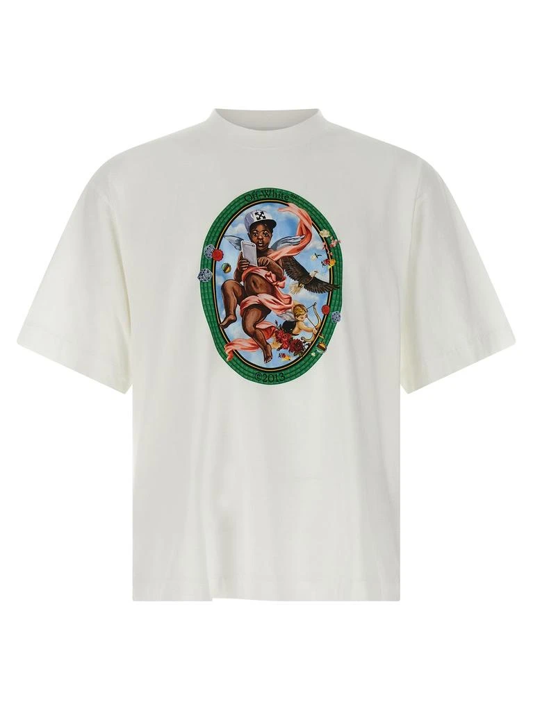 商品Off-White|Fresco Oval T-Shirt White,价格¥1740,第1张图片