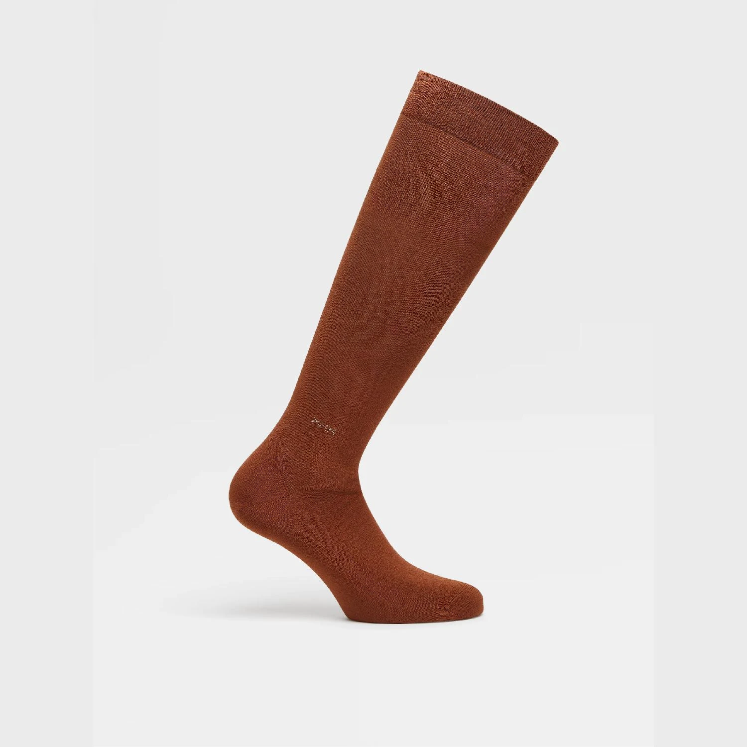 包邮包税【预售7天发货】 ZEGNA杰尼亚 23秋冬 男士 袜子 VICUNA EVERYDAY TRIPLE X MID CALF SOCKS N5V40-526-222 商品