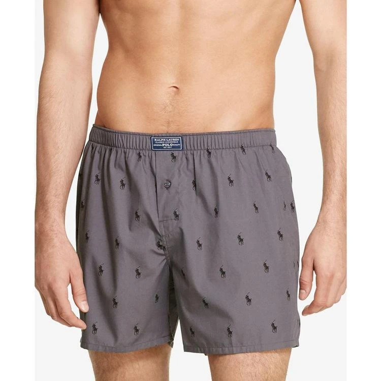 商品Ralph Lauren|Men's Classic Allover Pony Printed Boxers,价格¥143,第3张图片详细描述