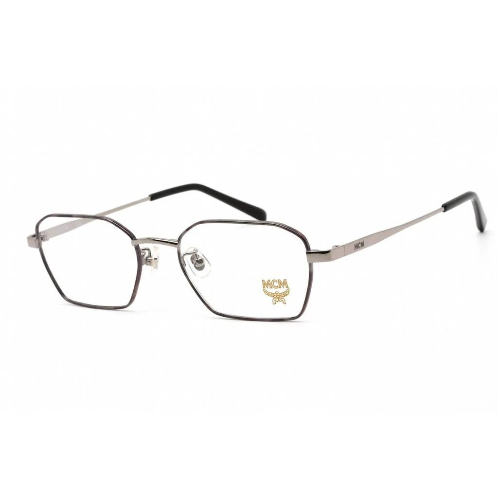 商品MCM|Mcm Unisex Eyeglasses - Clear Lens Shiny Light Gunmetal Geometric | MCM2130A 031,价格¥225,第1张图片