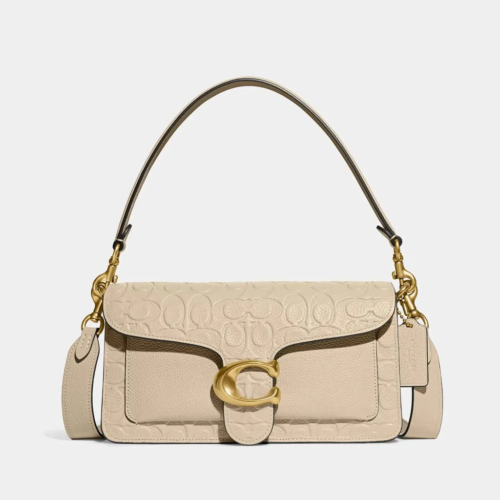 商品Coach|Coach Tabby 26 Signature Leather Shoulder Bag,价格¥4611,第1张图片