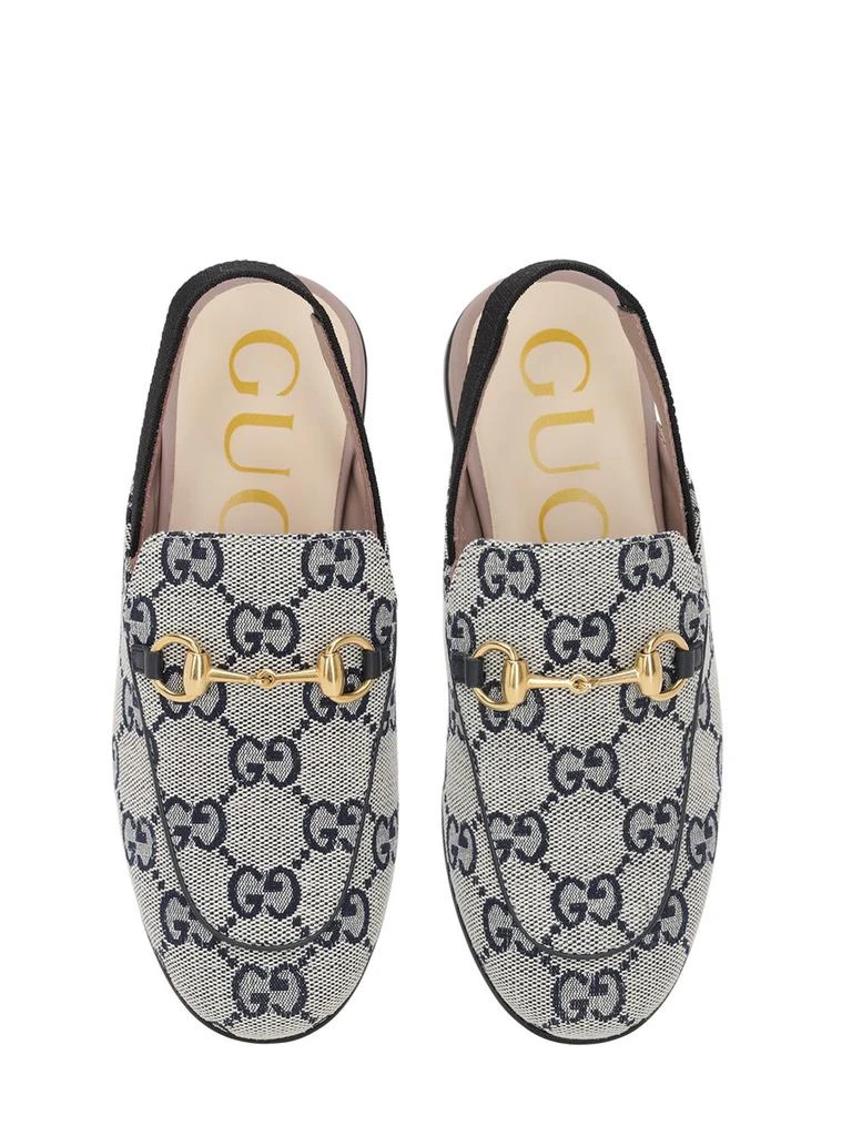 商品Gucci|Horsebit Canvas Logo Mules,价格¥3783,第1张图片详细描述