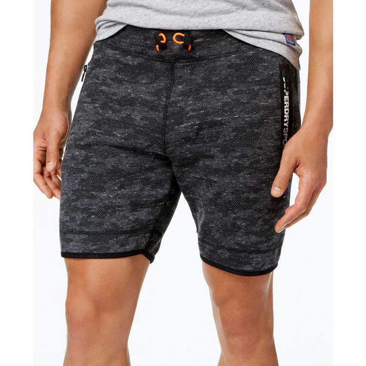 商品Superdry|Men's Slim-Fit Textured Gym Shorts,价格¥370,第1张图片