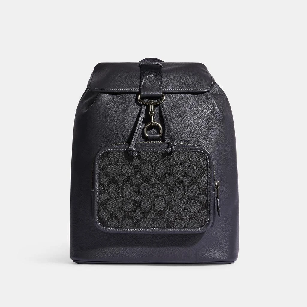 商品Coach|Coach Outlet Sullivan Backpack In Signature Canvas,价格¥1732,第1张图片