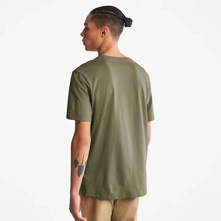 商品Timberland|Wind, Water, Earth and Sky™ T-Shirt for Men in Dark Green,价格¥116,第2张图片详细描述