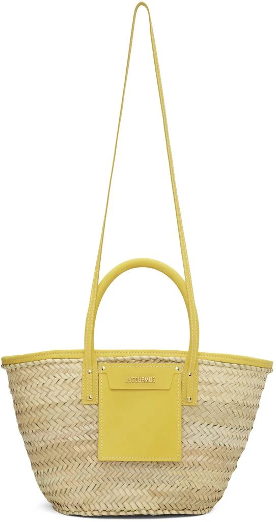 商品Jacquemus|Beige & Yellow 'Le Panier Soleil' Tote,价格¥3373,第1张图片