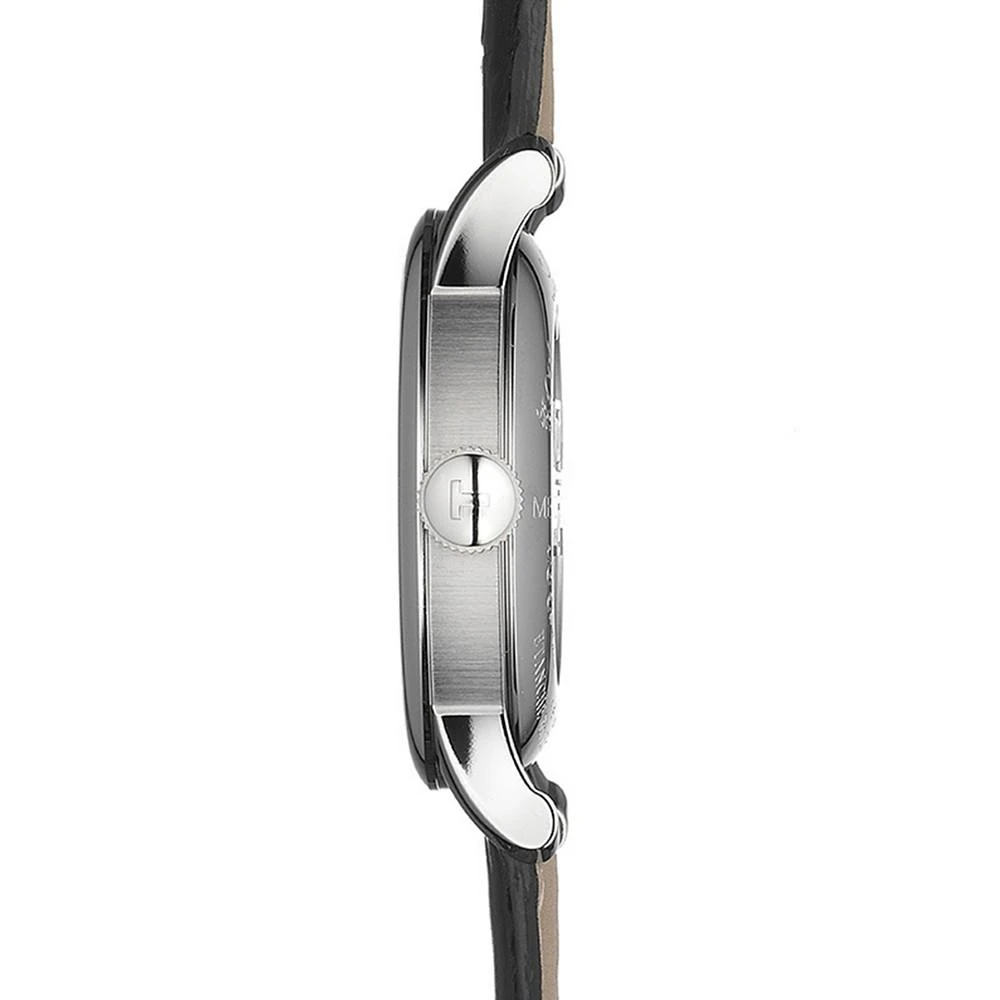 商品Tissot|Men's Swiss Automatic T-Classic Le Locle Powermatic 80 Black Leather Strap Watch 39.3mm,价格¥4685,第4张图片详细描述