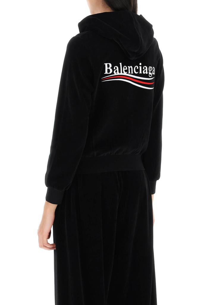 【BALENCIAGA】Political Campaign パーカー ★関税送料込み 関税込【BALENCIAGA】Political Campaign Hoodie/Blue/フーディ