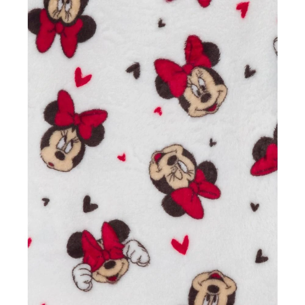 商品Disney|Toddler Girls Minnie Hearts Plush Pullover Sweatshirt,价格¥115,第3张图片详细描述