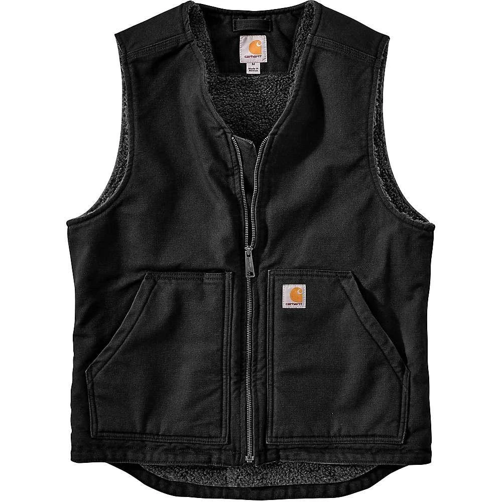 商品Carhartt|Carhartt Men's Washed Duck Sherpa-Lined Vest,价格¥660,第2张图片详细描述