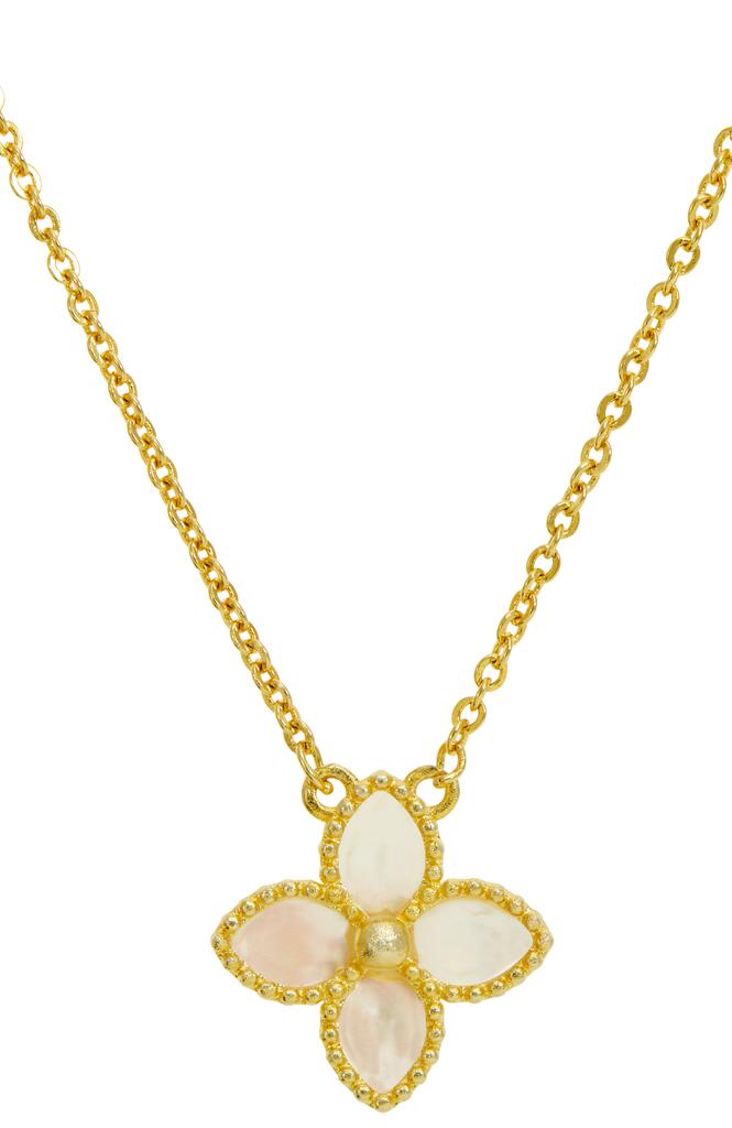 18K Gold Vermeil Mop Necklace商品第1张图片规格展示