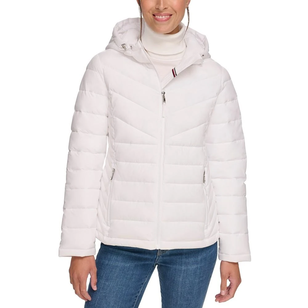 商品Tommy Hilfiger|Women's Hooded Packable Puffer Coat,价格¥735,第1张图片