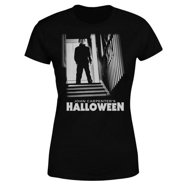 商品By IWOOT|Halloween Mike Myers Women's T-Shirt - Black,价格¥178,第1张图片