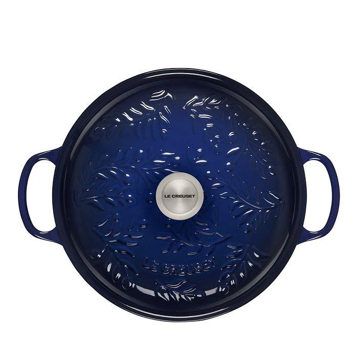 商品Le Creuset|Enameled Cast Iron Braiser with an Olive Leaf Pattern,价格¥2329,第3张图片详细描述