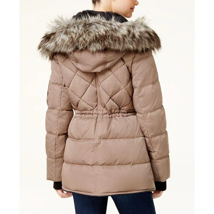 商品BCBG|Faux-Fur-Trim Hooded Puffer Coat,价格¥1272,第2张图片详细描述