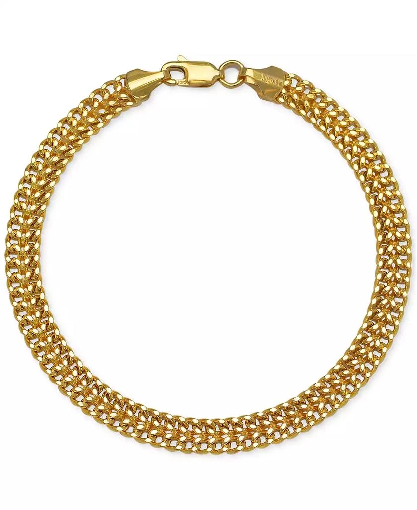 商品Macy's|10k Gold Bracelet, Mesh Link Bracelet,价格¥9678,第1张图片
