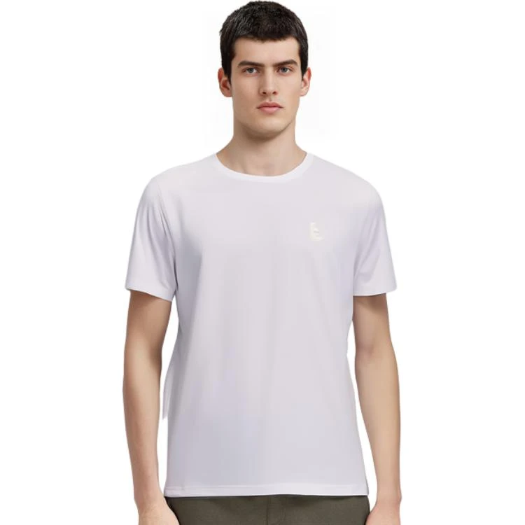 商品[国内直发] Burberry|博柏利  纯色圆领休闲短袖 SS22 落肩袖T恤 男款 白色,价格¥1133,第6张图片详细描述
