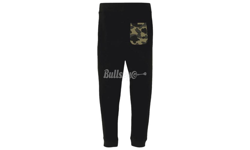 BAPE Camo Shark Reversible Sweatpants Black商品第2张图片规格展示