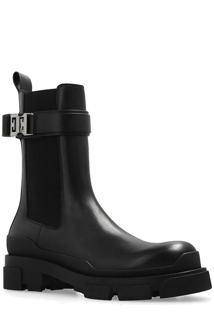 商品Givenchy|Givenchy Terra 4G Clip-Buckle Ankle Boots,价格¥7068,第2张图片详细描述