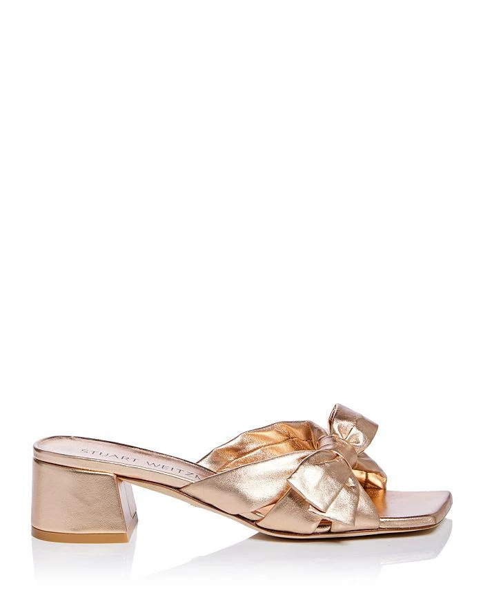 商品Stuart Weitzman|Women's Sofia 45 Slip On Bow Sandals,价格¥3509,第2张图片详细描述