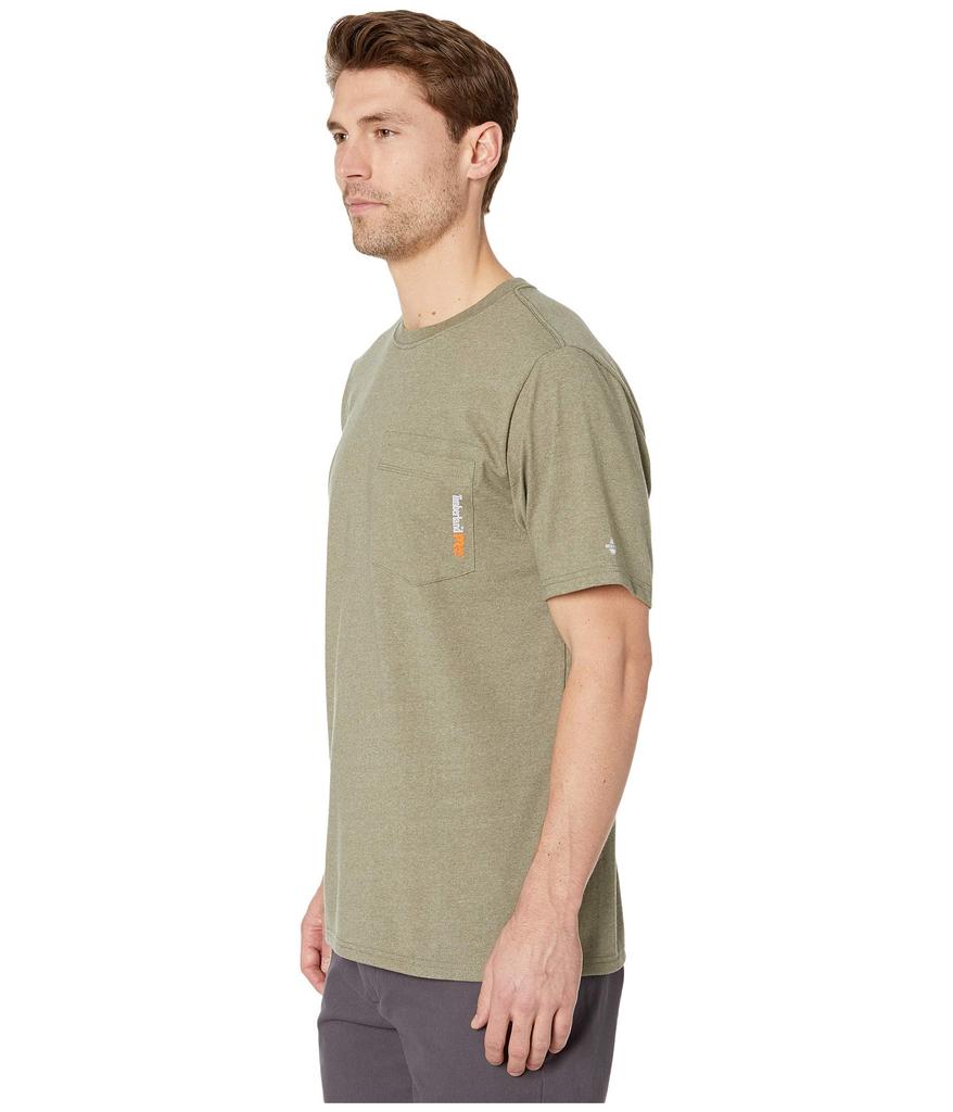 Base Plate Blended Short Sleeve T-Shirt商品第2张图片规格展示