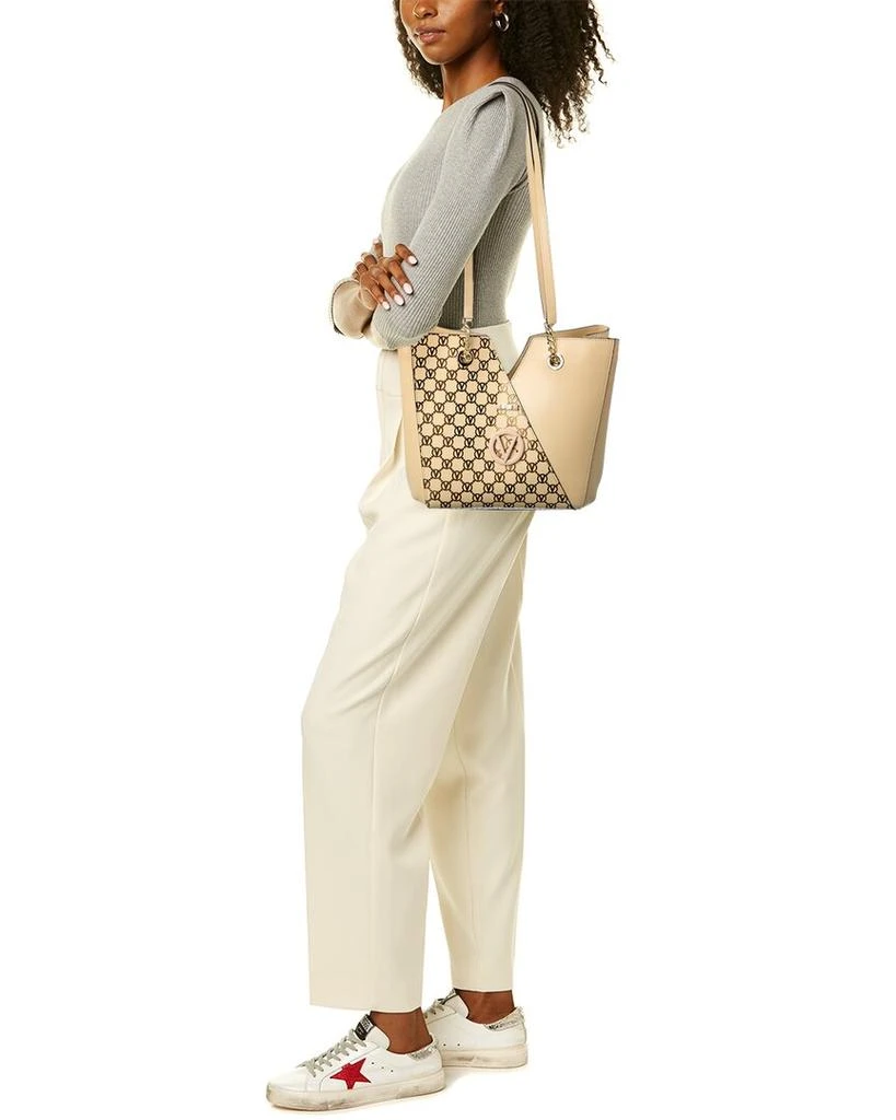 商品Mario Valentino|Valentino by Mario Valentino Sandrine Monogram Leather Shoulder Bag,价格¥3145,第4张图片详细描述