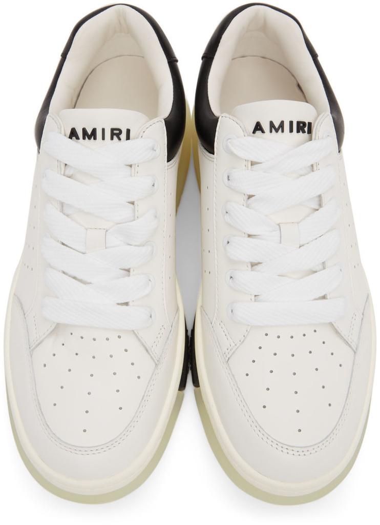 商品AMIRI|White & Black Stadium Low Sneakers,价格¥3743,第7张图片详细描述