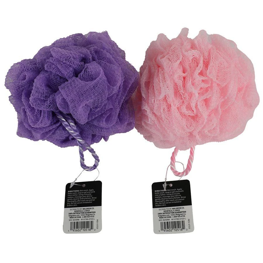 商品Walgreens|Exfoliating Mesh Bath Sponge,价格¥15,第2张图片详细描述