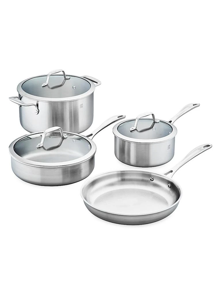 商品ZWILLING J.A. Henckels|Spirit 3 Ply 7 Piece Stainless Steel Cookware Set,价格¥2802,第1张图片