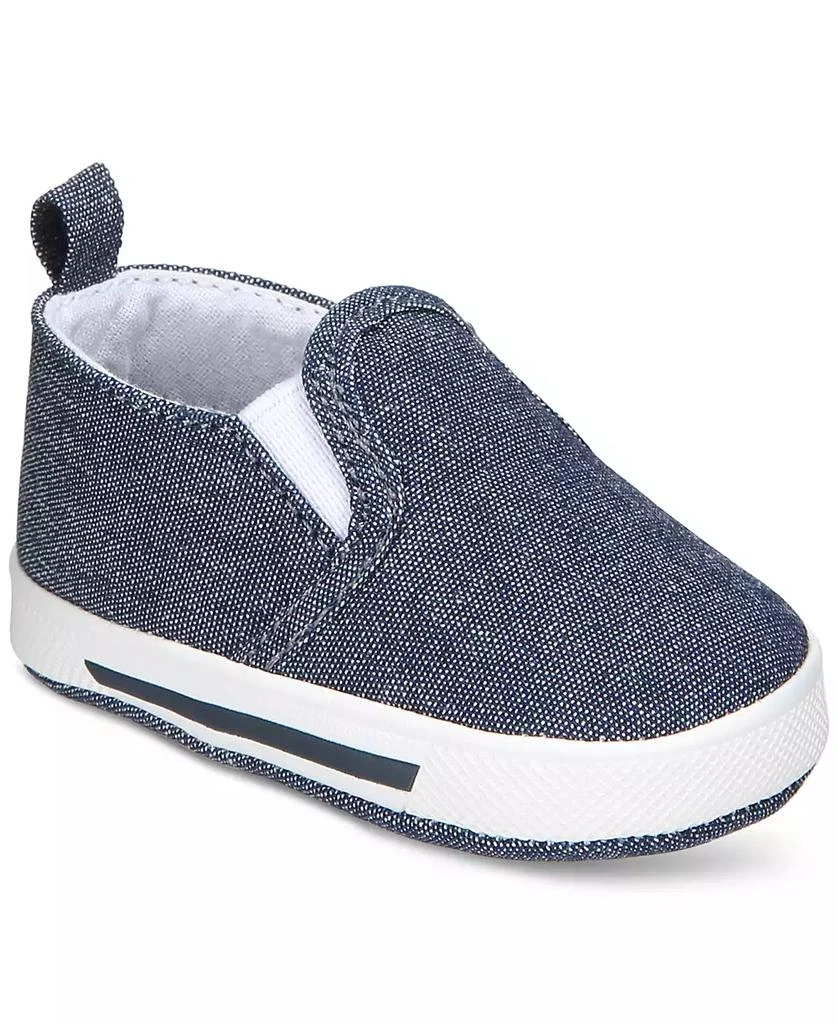 商品First Impressions|Baby Boys or Baby Girls Slip On Soft Sole Sneakers, Created for Macy's,价格¥182,第1张图片