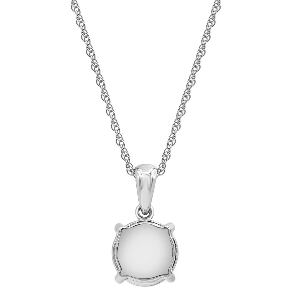 商品Macy's|Diamond Cluster Pendant Necklace (1/4 ct. t.w.) in Sterling Silver,价格¥1043,第5张图片详细描述