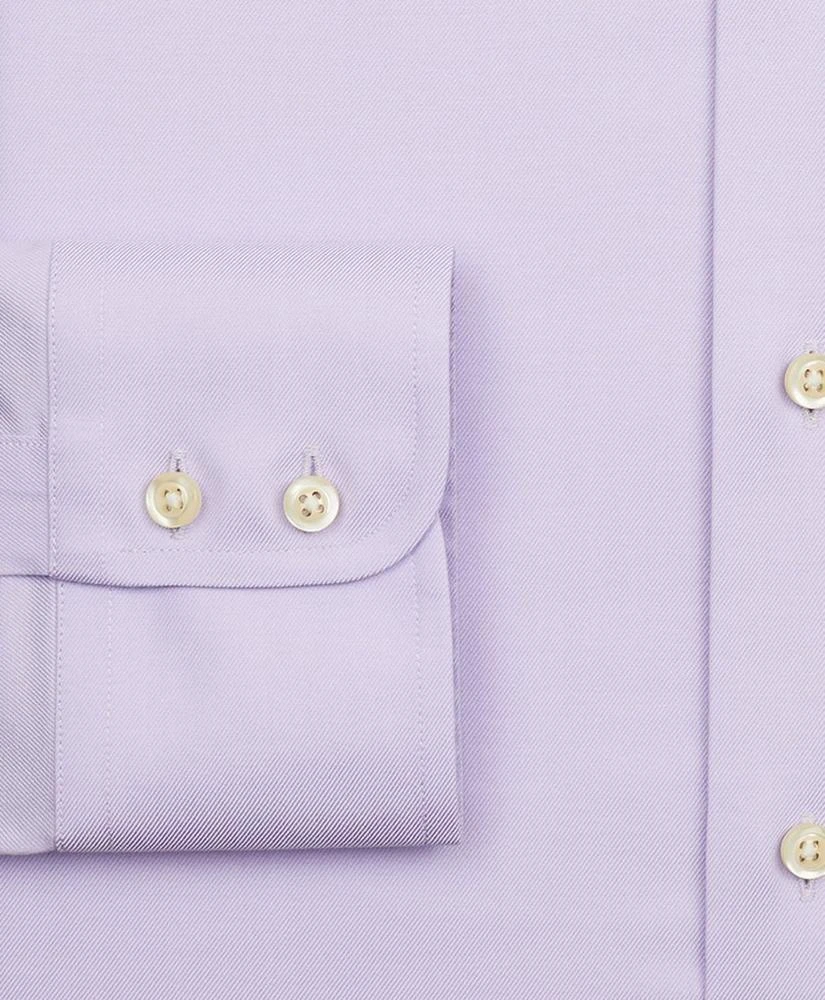 商品Brooks Brothers|Stretch Regent Regular-Fit  Dress Shirt, Non-Iron Twill Button-Down Collar,价格¥960,第3张图片详细描述