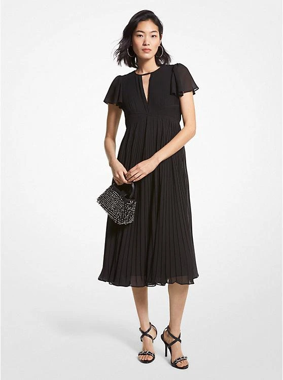 商品Michael Kors|Pleated Georgette Midi Dress,价格¥820,第1张图片